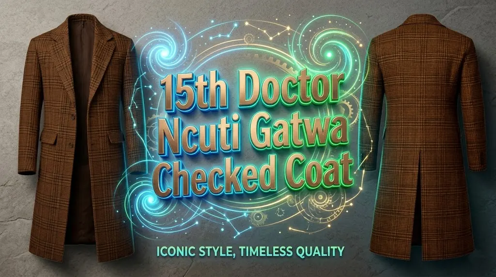 15th Doctor Ncuti Gatwa Checked Coat