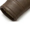 B-3 Sheepskin Brown Leather Jacket For Mens Cuffs