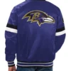 Baltimore Ravens Home Game Purple Satin Jackets