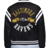 Baltimore Ravens Printed Bomber Satin Jacket
