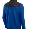 Blue Buffalo Bills Erect Collar Coach Jacket Back