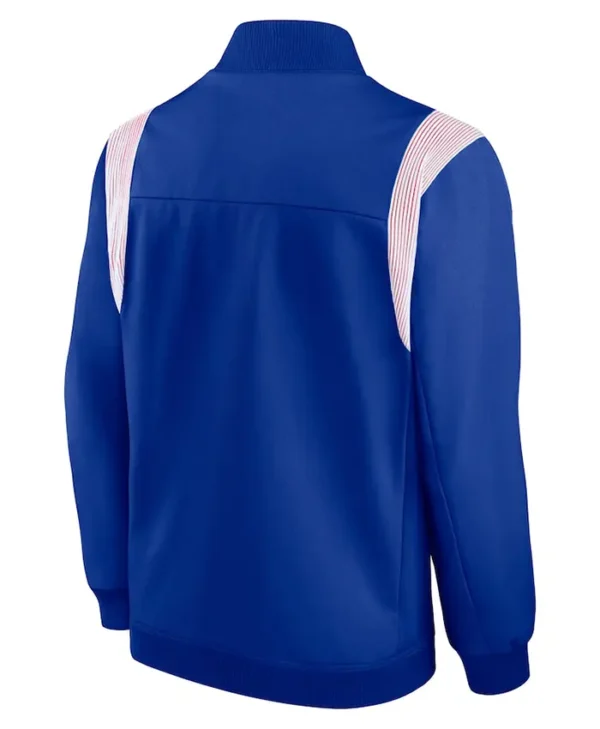 Buffalo Bills Coaches Polyester Bomber Jacket Back