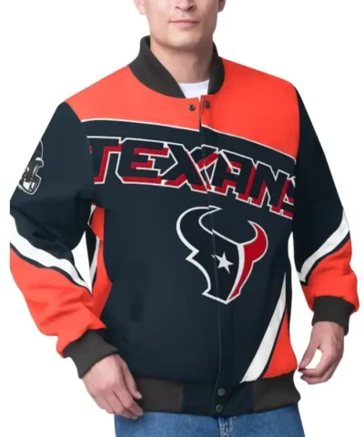 Houston Texans Maximum Racing Full-Snap Jacket