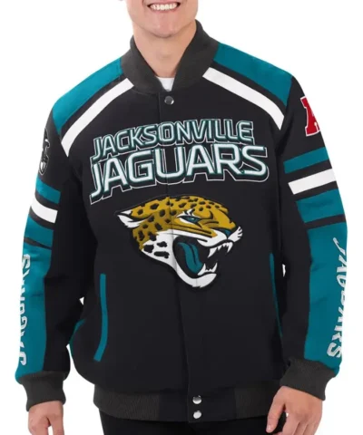 Jacksonville Jaguars Maximum Racing Black Jacket