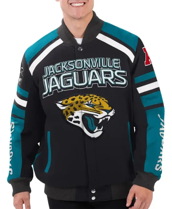 Jacksonville Jaguars Maximum Racing Black Jacket