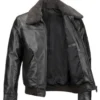 Leather Jacket For Shearling Collar