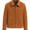 Men For Vintage Style Suede Jacket