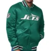 Men's New York Jets Starter Closer Reversible Satin Jacket