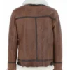 Mens Authentic WWII Style Shearling Flight Leather Jacket