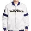Men's Baltimore Ravens Starter White Scout Varsity Jacket