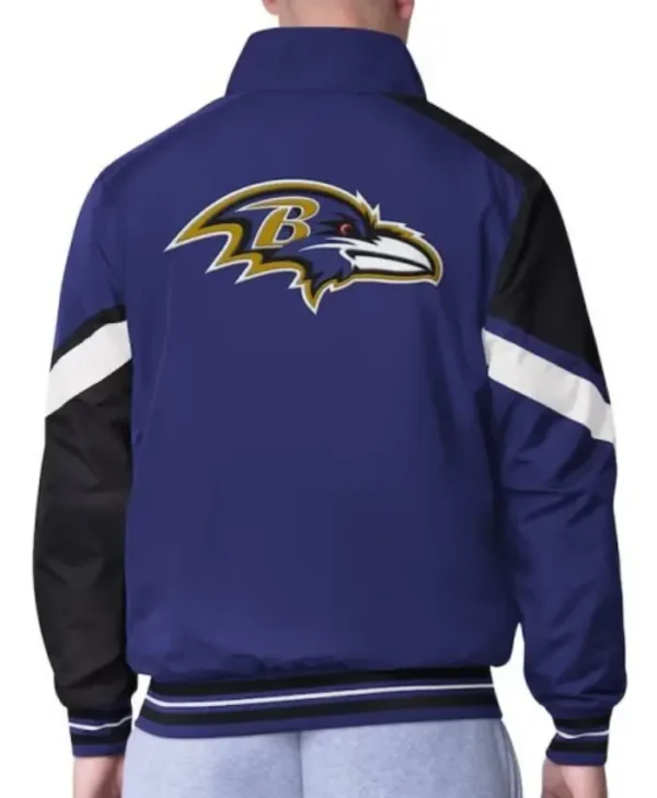Men's Baltimore Ravens Strong Arm Purple Jacket