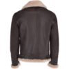 Men Retro Flying Leather Jacket Back