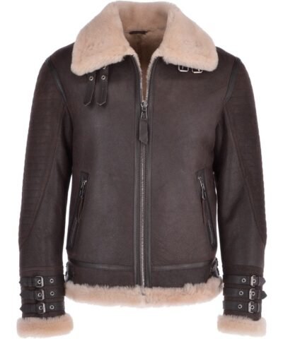 Men Retro Flying Leather Jacket