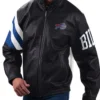 Mens Buffalo Bills Bomber Leather Jacket