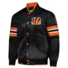 Men's Cincinnati Bengals Black Scout I Varsity Jacket