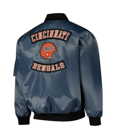 Men's Cincinnati Bengals Charcoal Bomber Jacket