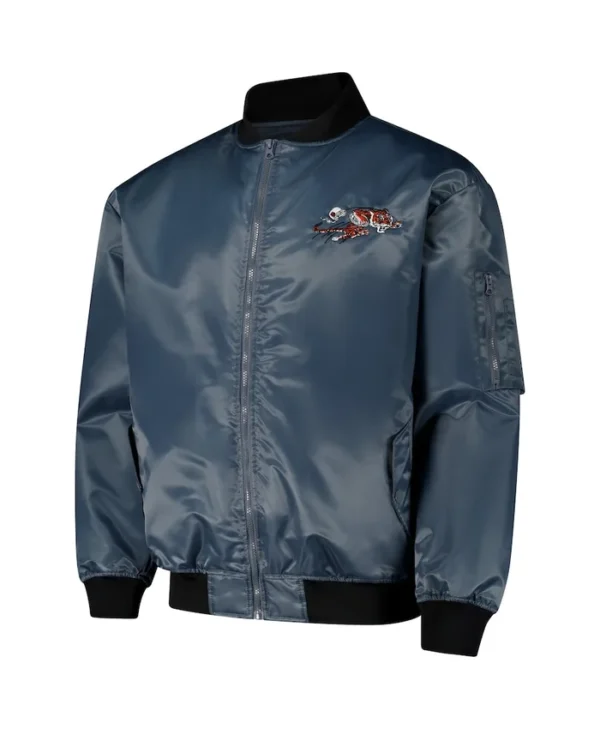 Mens Cincinnati Bengals Charcoal Bomber Jacket