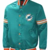 Mens Miami Dolphins Letterman Jacket