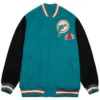 Mens Miami Dolphins Wool Vintage Jacket