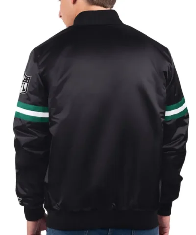 Mens New York Jets Starter Black New Logo Jacket