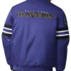 NFL Scout I Baltimore Ravens Satin Bomber Jacket