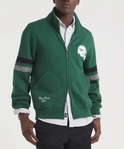 New York Jets x Todd Snyder Green Fleece Jacket