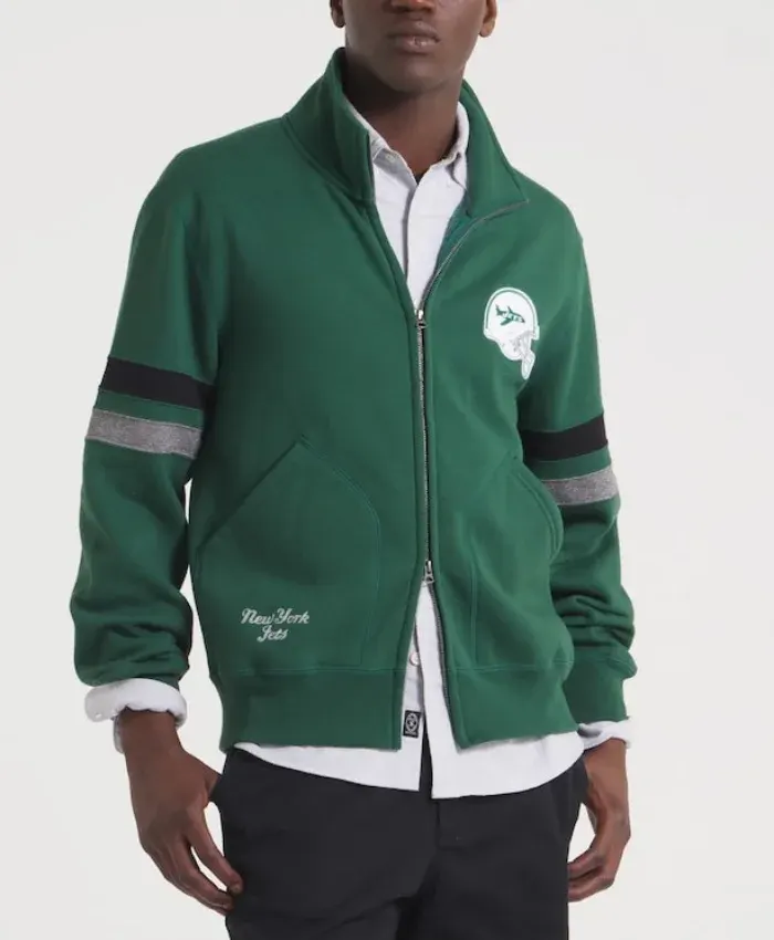 New York Jets x Todd Snyder Green Fleece Jacket