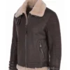 Retro Flying Leather Jacket For Mens