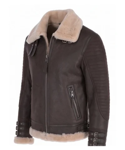 Retro Flying Leather Jacket For Mens