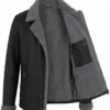 Sheepskin Aviator Leather Men Jacket