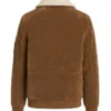 Suede Shearling Bomber Leather Jacket For Men