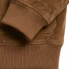 Suede Shearling Bomber Leather Jacket For Mens Cuffs