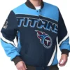 Tennessee Titans Maximum Racing Navy Blue Jacket