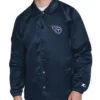 Tennessee Titans Retro Logo Navy Coaches Navy Jacket