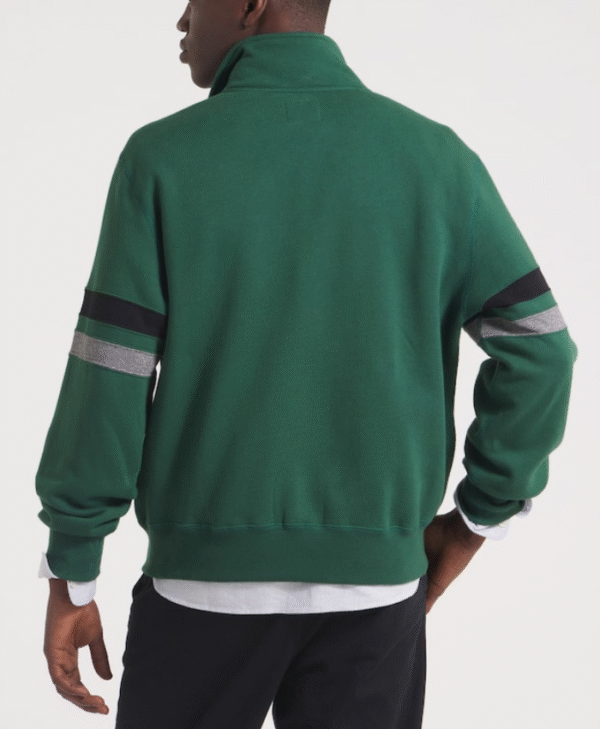 Men's New York Jets x Todd Snyder Green Fleece Jacket