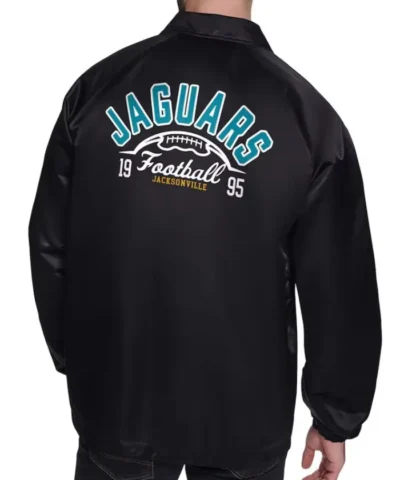 Jacksonville Jaguars Retro Logo Coaches Satin Jacket