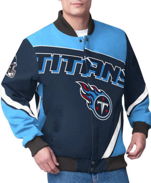 Tennessee Titans Maximum Racing Navy Jacket