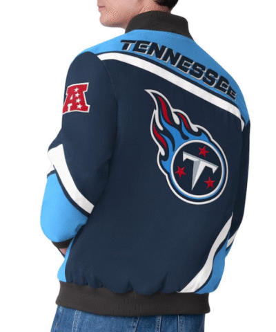 Tennessee Titans Maximum Racing Navy Jacket