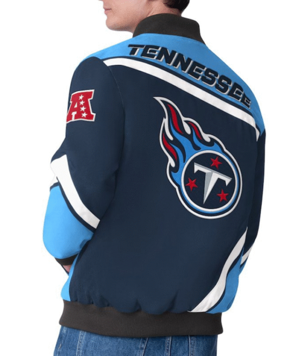Tennessee Titans Maximum Racing Navy Jacket