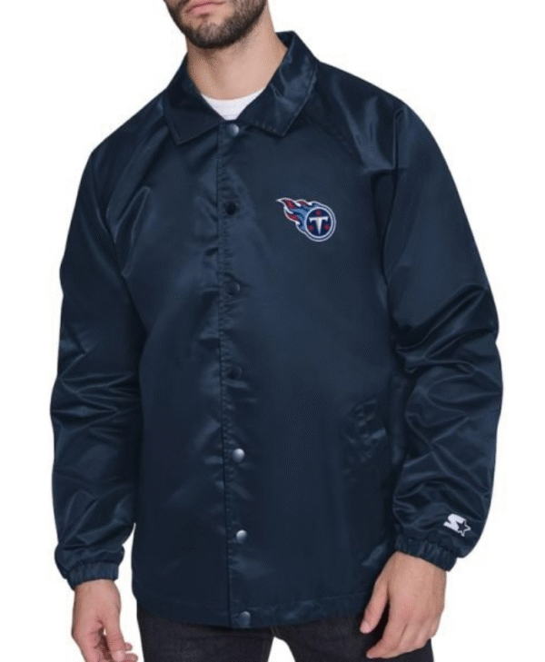 Tennessee Titans Retro Logo Coaches Jacket