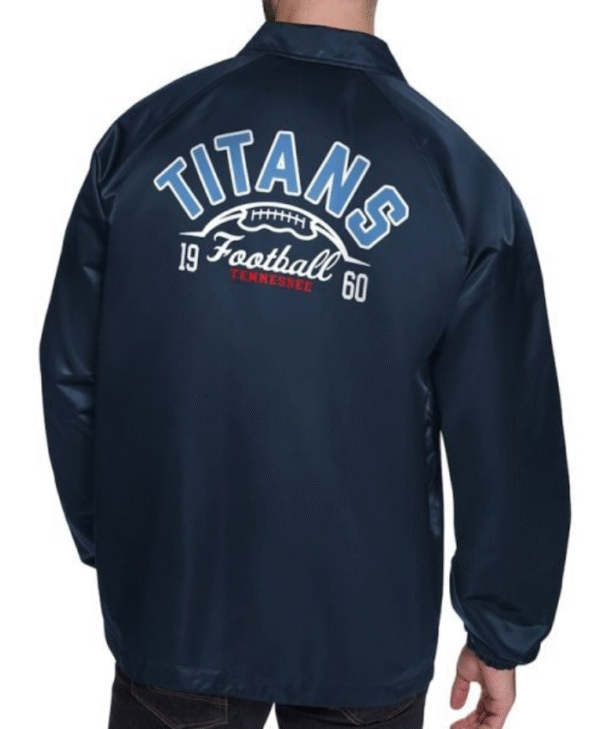 Tennessee Titans Retro Logo Coaches Jacket