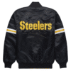 Pittsburgh Steelers NFL Black Bomber Jacket