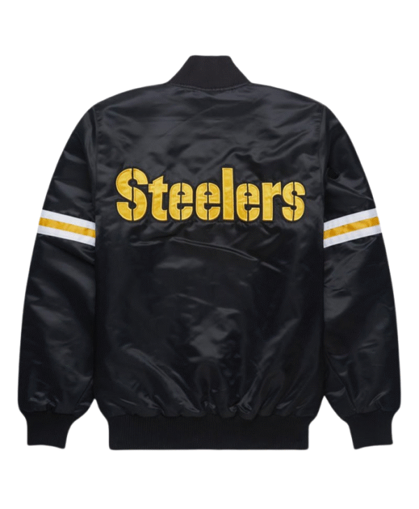 Pittsburgh Steelers NFL Black Bomber Jacket