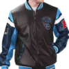 Tennessee Titans Varsity Full-Zip Black Leather Jacket