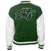 Womens New York Jets New Era Green Fleece Jacket