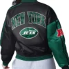 Women's New York Jets Starter Satin Green Jacket