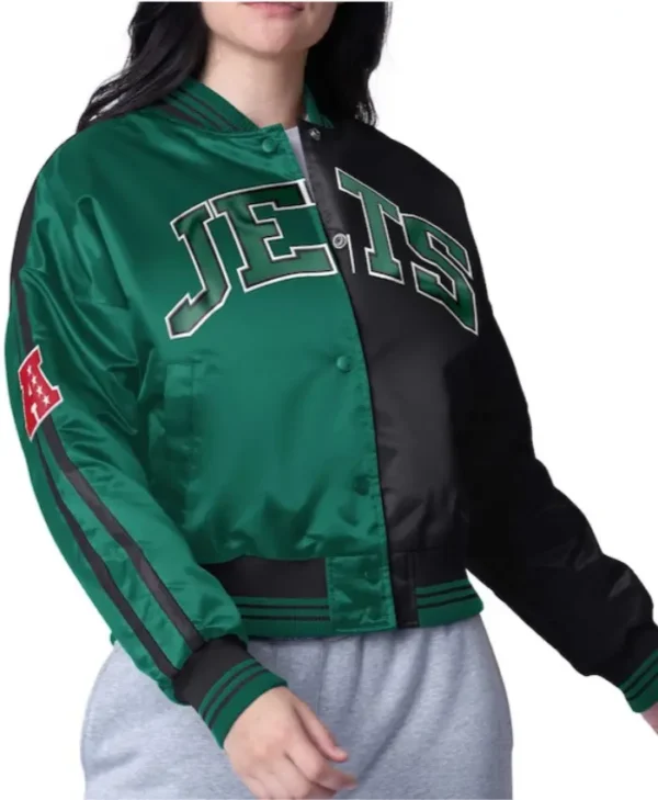 Women's New York Jets Starter Satin Jacket