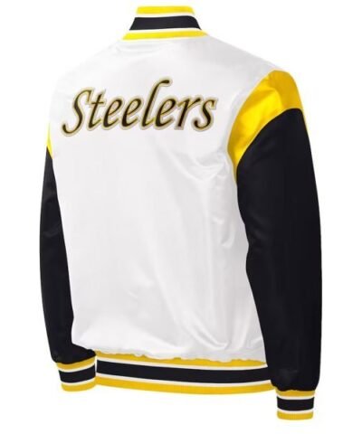 black-white-pittsburgh-steelers-throwback-warm-up-pitch-varsity-satin-jacket