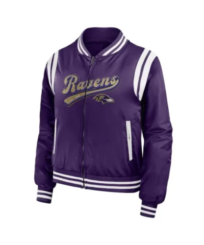 full-zip-baltimore-ravens-purple-bomber-jacket