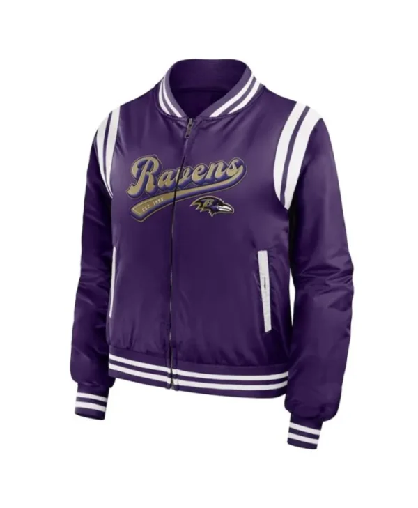 full-zip-baltimore-ravens-purple-bomber-jacket